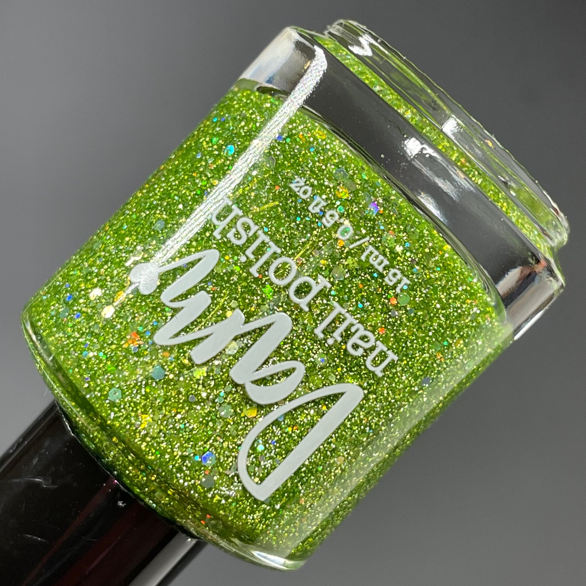 What the Fern - Green Nail Polish - Reflective Nail Polish - Jelly Nail Polish - Punshine and Petals Collection - Dam Nail Polish