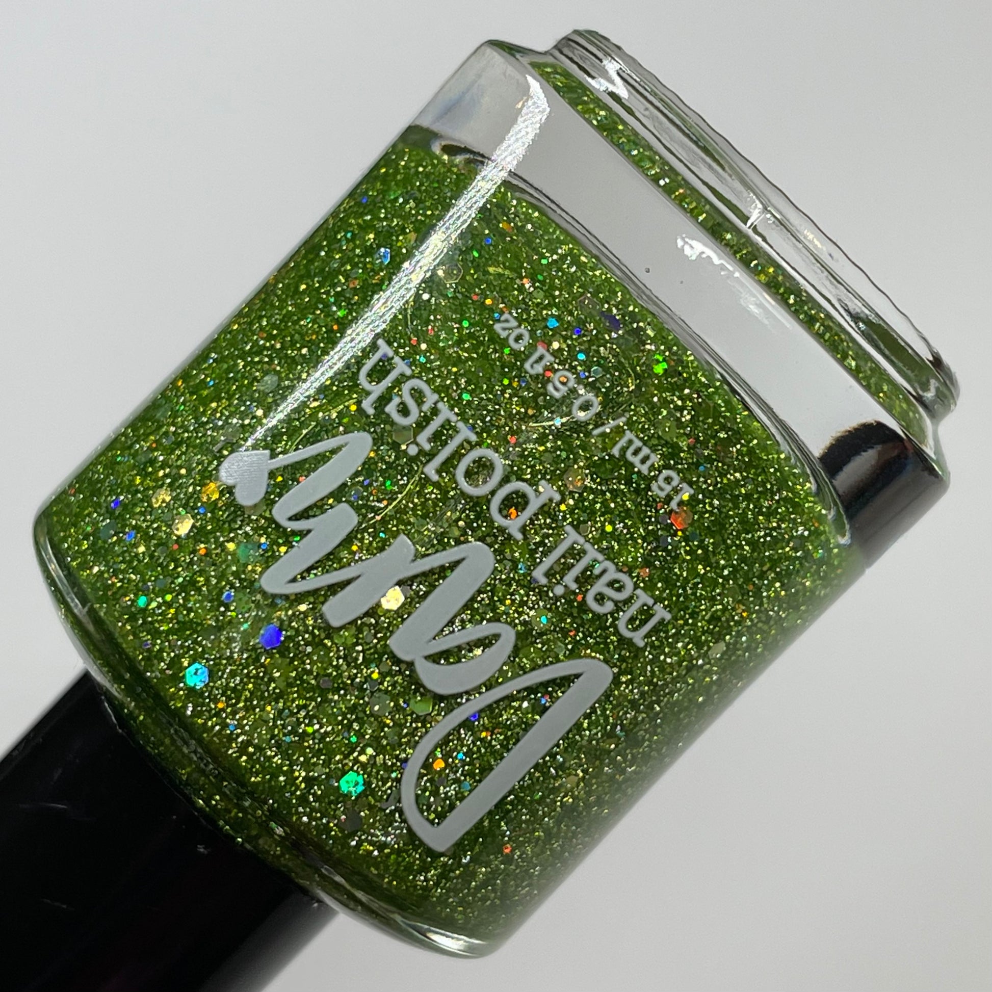 What the Fern - Green Nail Polish - Reflective Nail Polish - Jelly Nail Polish - Punshine and Petals Collection - Dam Nail Polish
