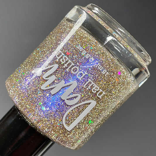 Spring It On - Blue Purple Nail Polish - Reflective Nail Polish - Shimmer Nail Polish - Punshine and Petals Collection