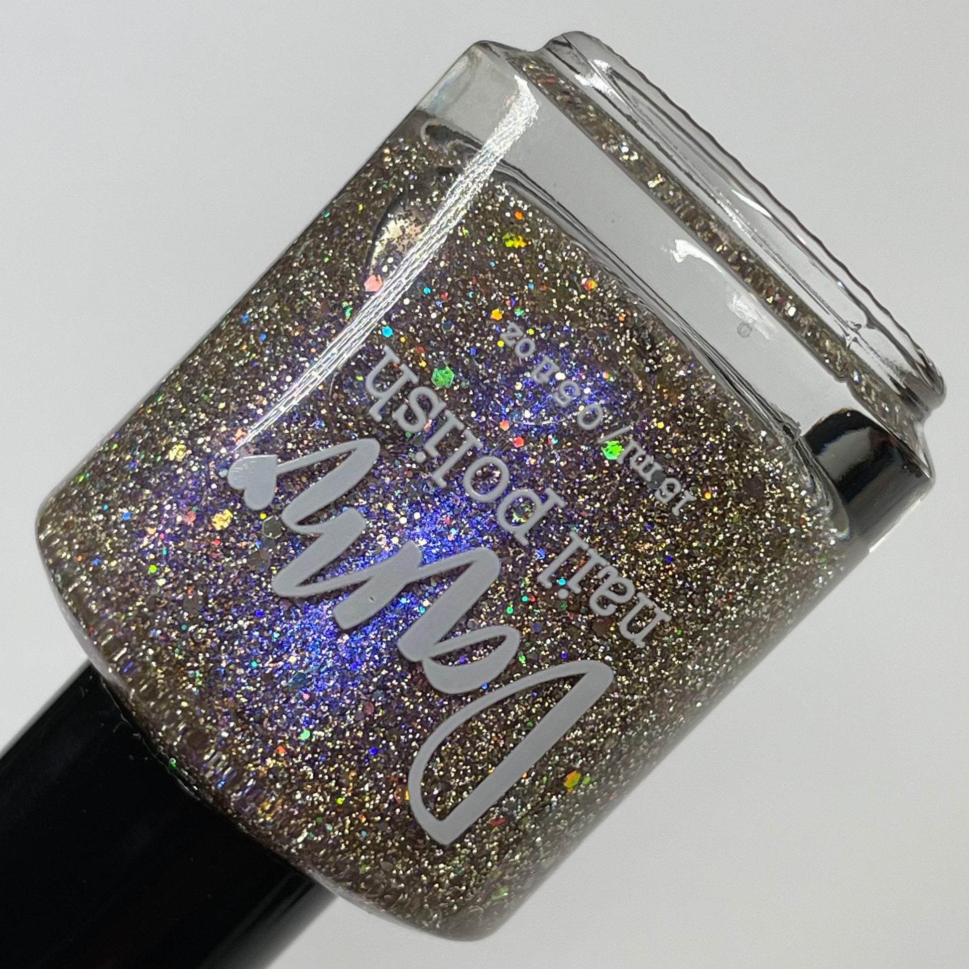 Spring It On - Blue Purple Nail Polish - Reflective Nail Polish - Shimmer Nail Polish - Punshine and Petals Collection - Dam Nail Polish