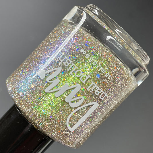 Thyme to Shine - Green Nail Polish - Reflective Nail Polish - Shimmer Nail Polish - Punshine and Petals Collection