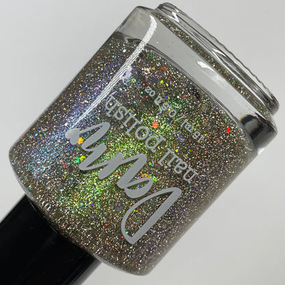 Thyme to Shine - Green Nail Polish - Reflective Nail Polish - Shimmer Nail Polish - Punshine and Petals Collection