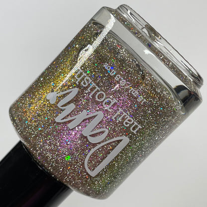 Peony Promise - Pink Nail Polish - Reflective Nail Polish - Shimmer Nail Polish - Punshine and Petals Collection - Dam Nail Polish
