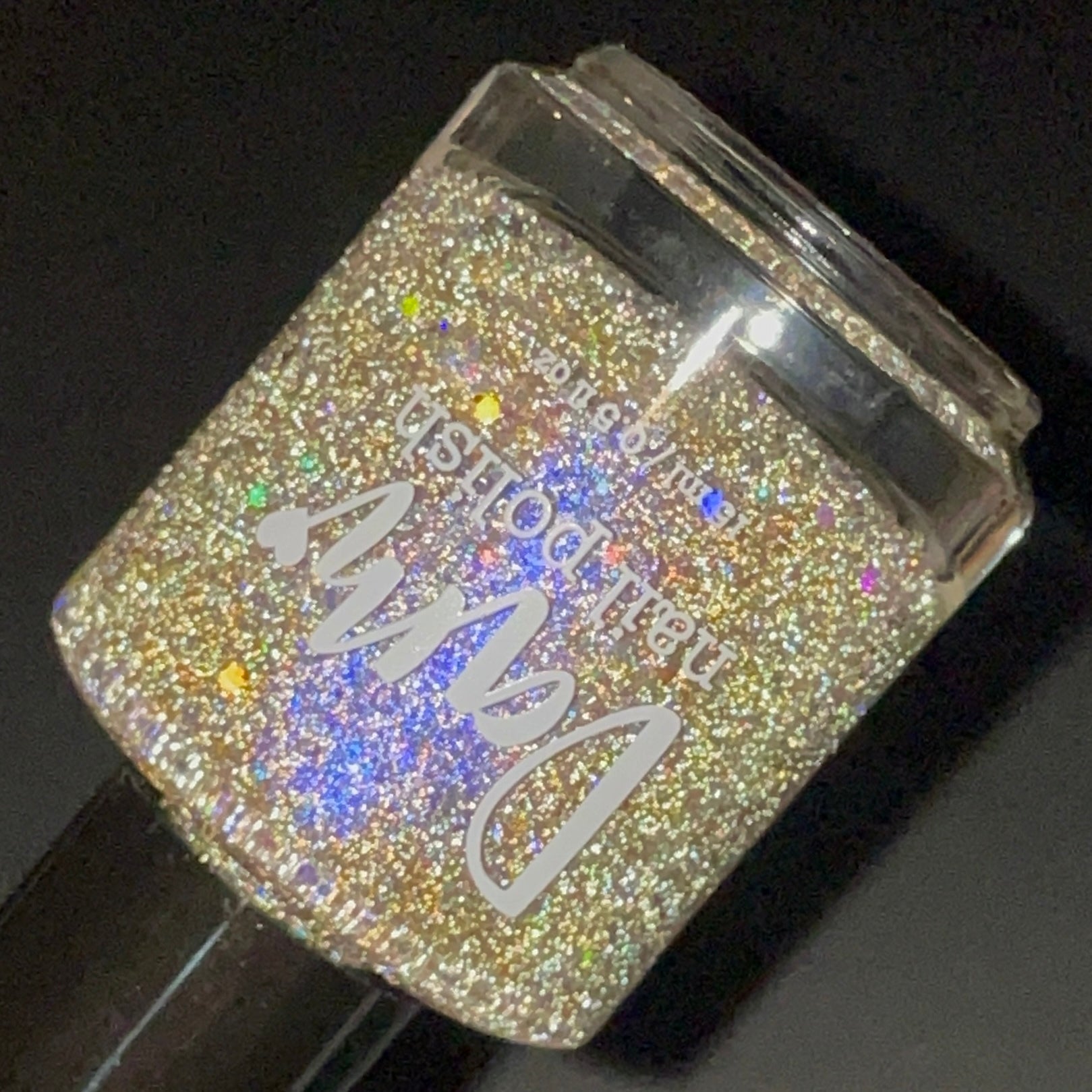 Spring It On - Blue Purple Nail Polish - Reflective Nail Polish - Shimmer Nail Polish - Punshine and Petals Collection - Dam Nail Polish