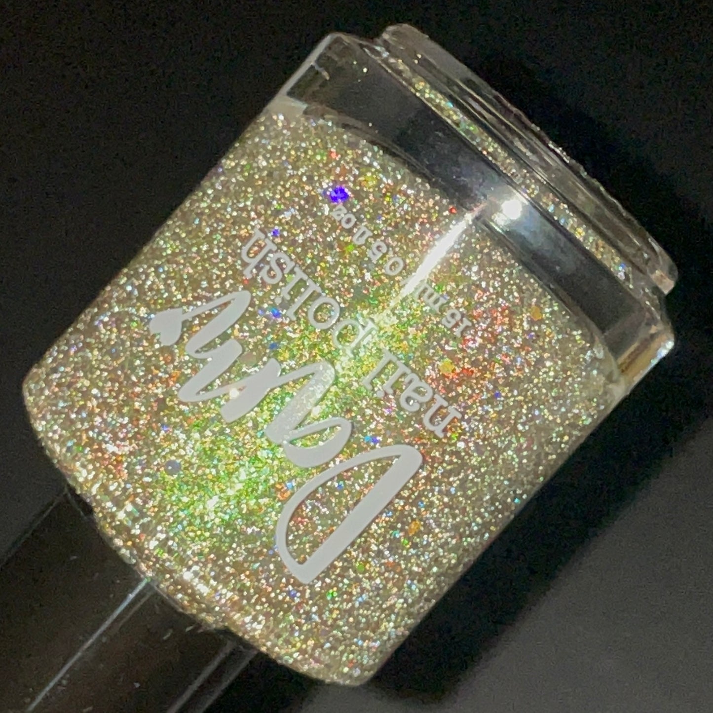Thyme to Shine - Green Nail Polish - Reflective Nail Polish - Shimmer Nail Polish - Punshine and Petals Collection
