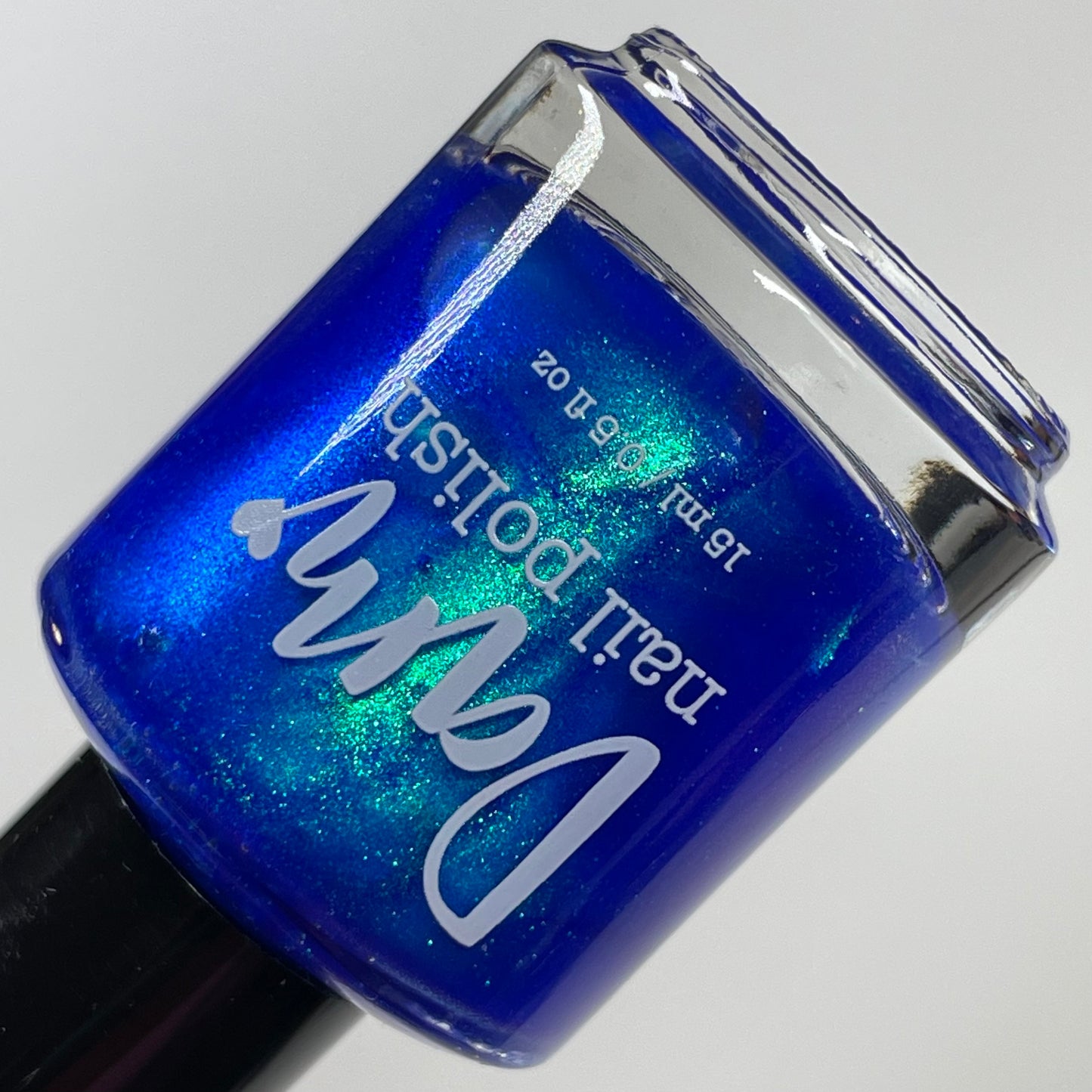 Breezy Does It - Blue Nail Polish - Shimmer Nail Polish - Punshine and Petals Collection