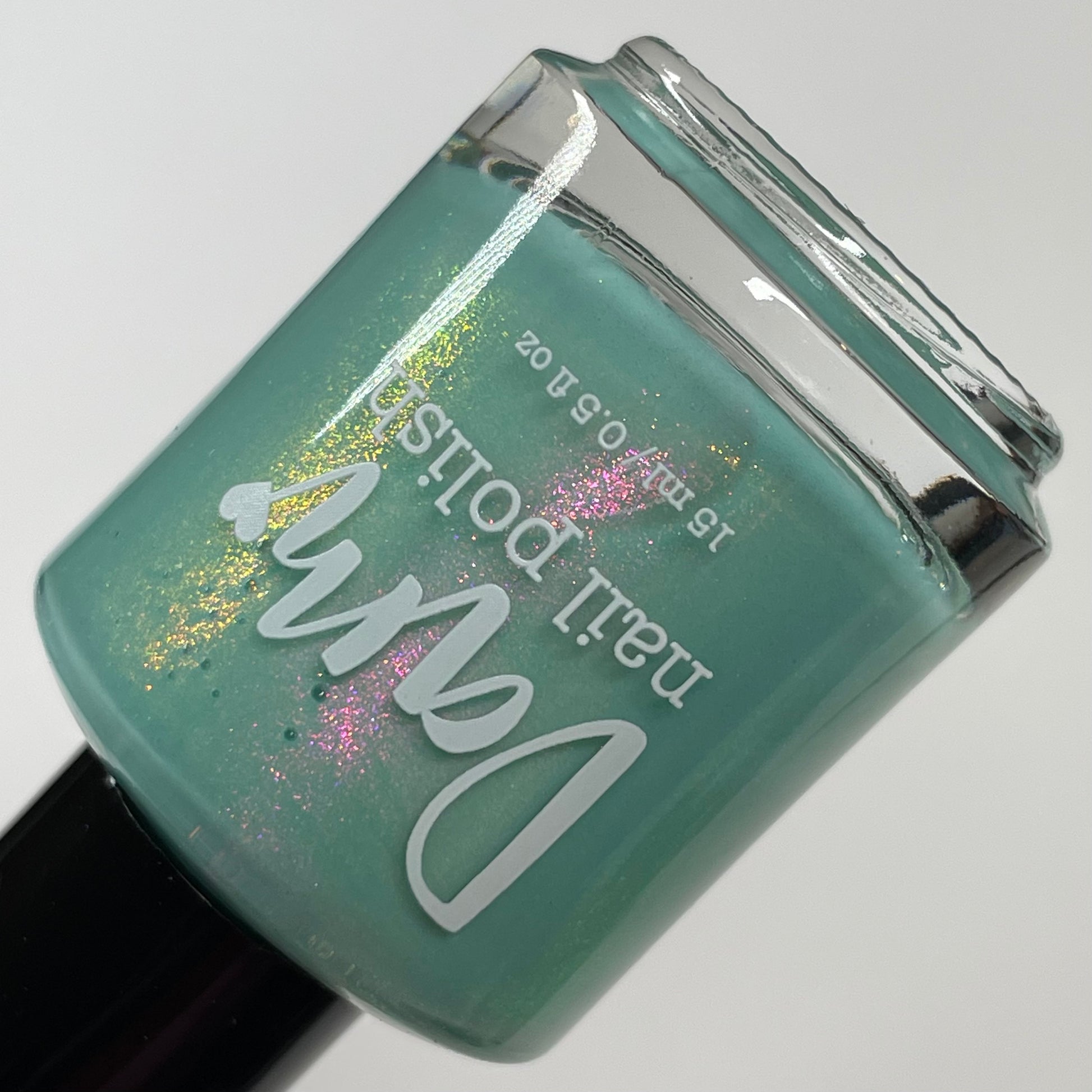 Puddle Up - Mint Green Nail Polish - Shimmer Nail Polish - Punshine and Petals Collection - Dam Nail Polish