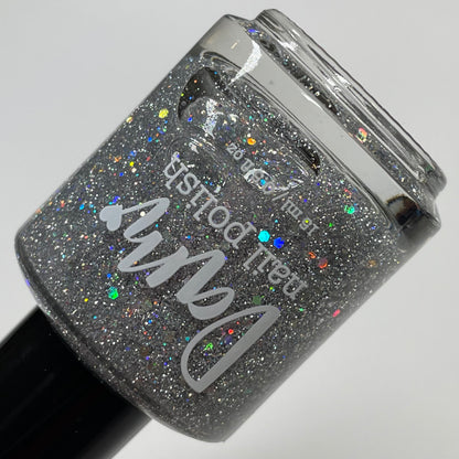 All Purpose Glitter - Topper Polish - Holographic Glitter Nail Polish - Dam Nail Polish