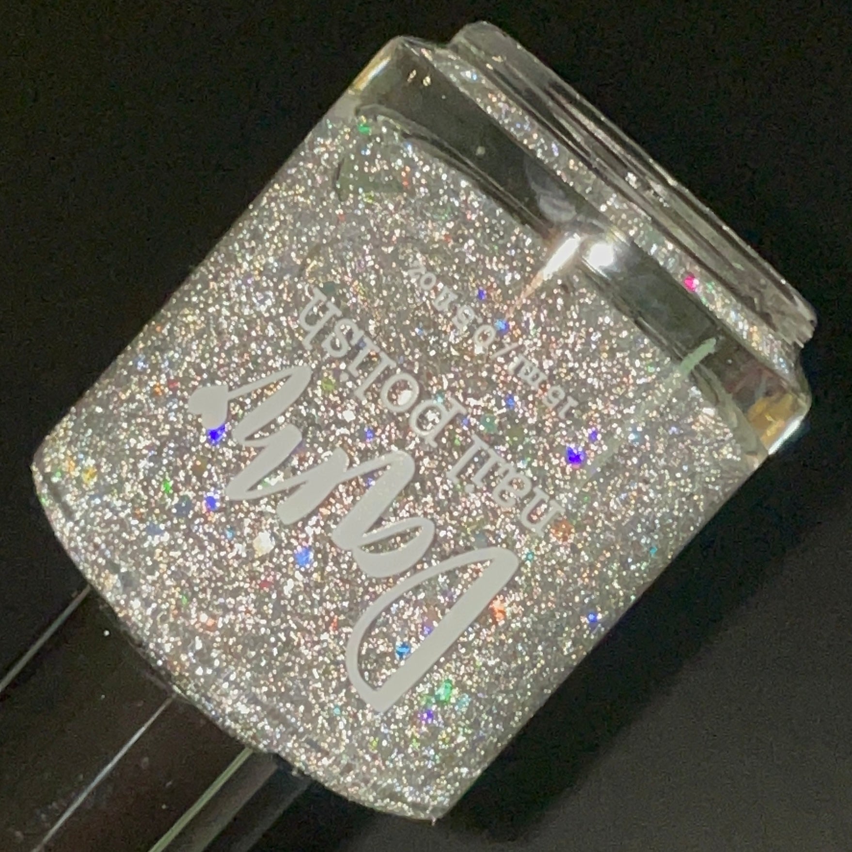 All Purpose Glitter - Topper Polish - Holographic Glitter Nail Polish - Dam Nail Polish