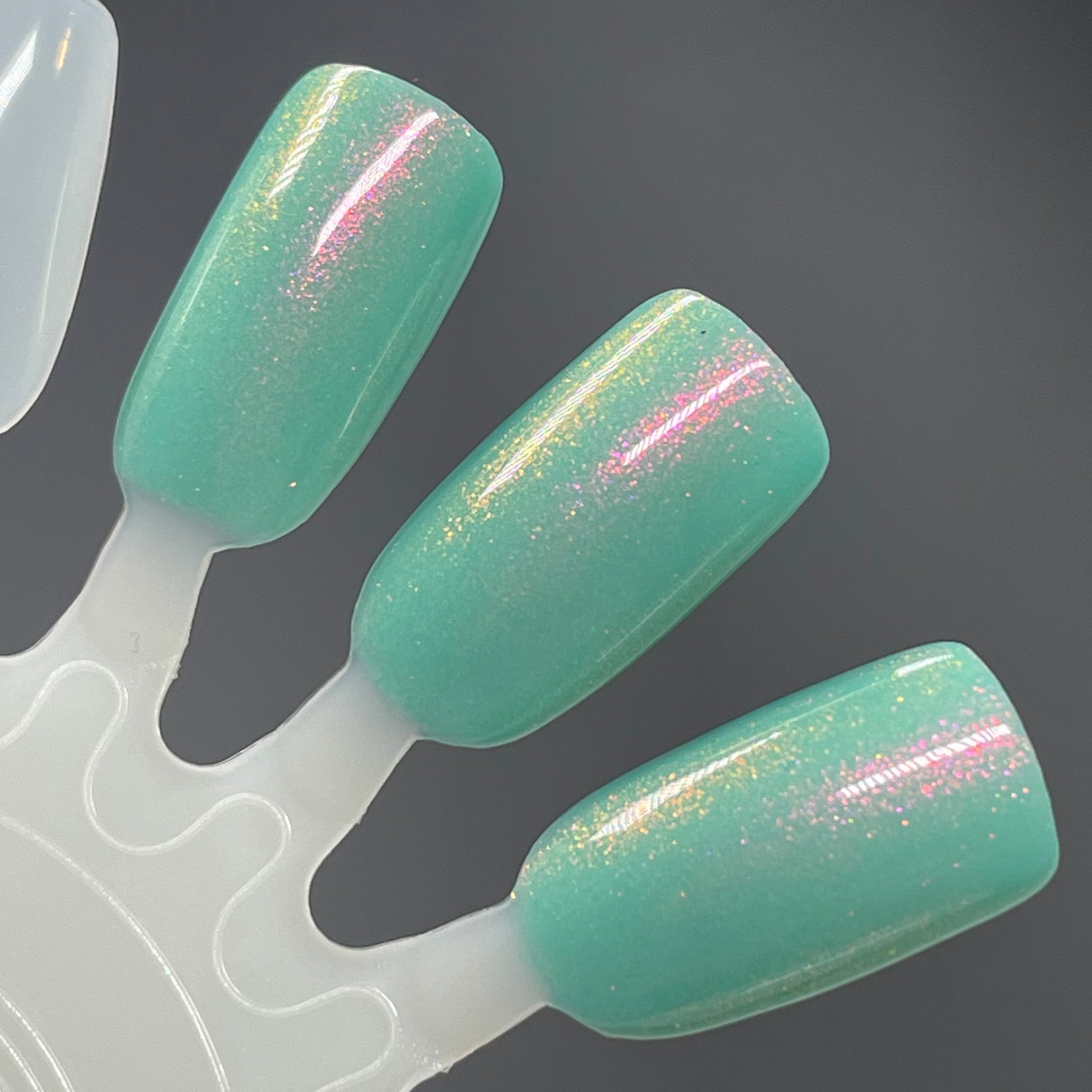 Puddle Up - Mint Green Nail Polish - Shimmer Nail Polish - Punshine and Petals Collection - Dam Nail Polish