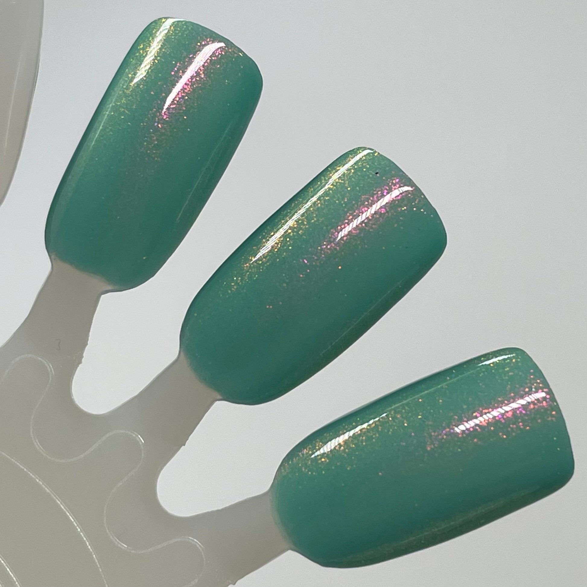 Puddle Up - Mint Green Nail Polish - Shimmer Nail Polish - Punshine and Petals Collection - Dam Nail Polish