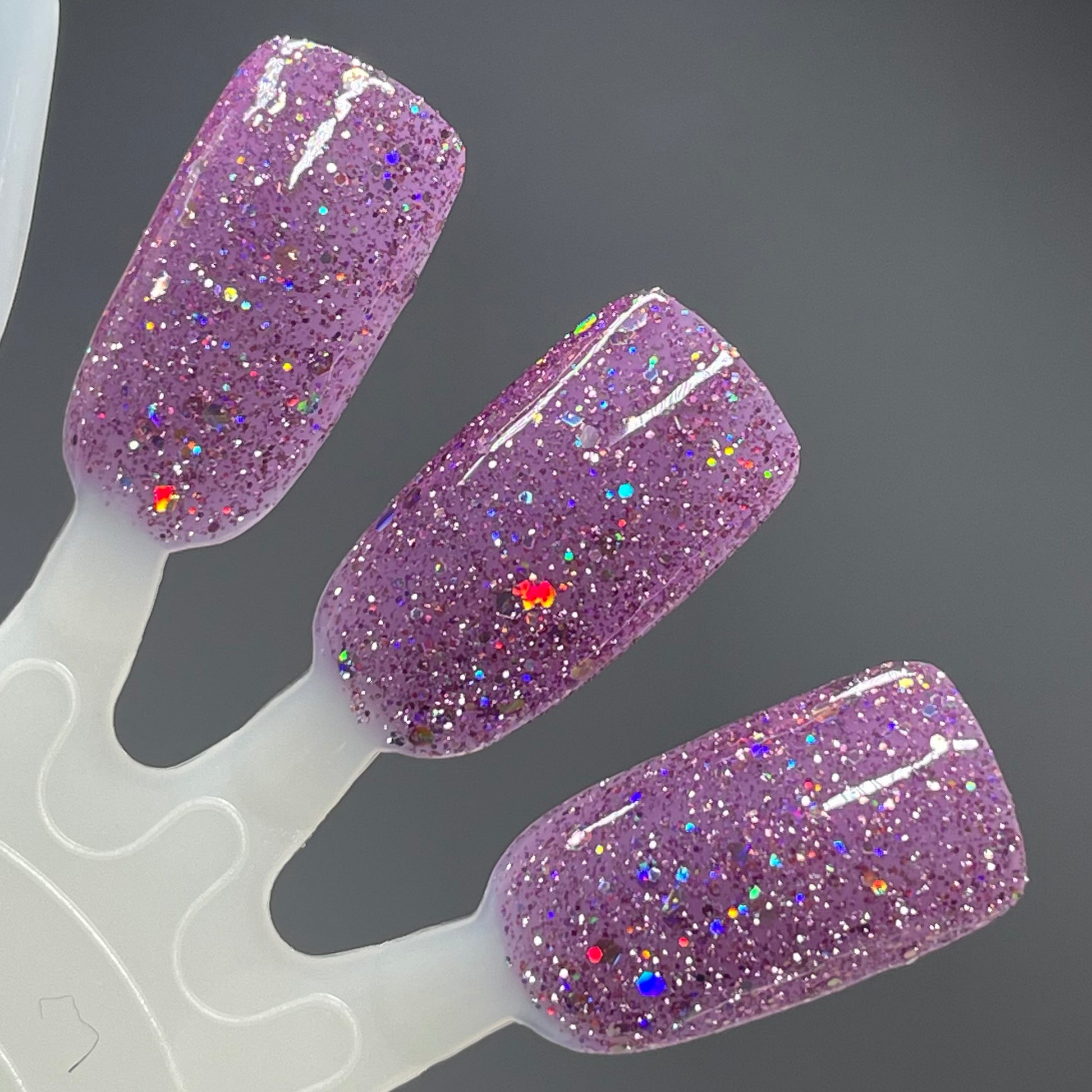 Thistle Be the Day - Warm Purple Nail Polish - Reflective Nail Polish - Jelly Nail Polish - Punshine and Petals Collection - Dam Nail Polish