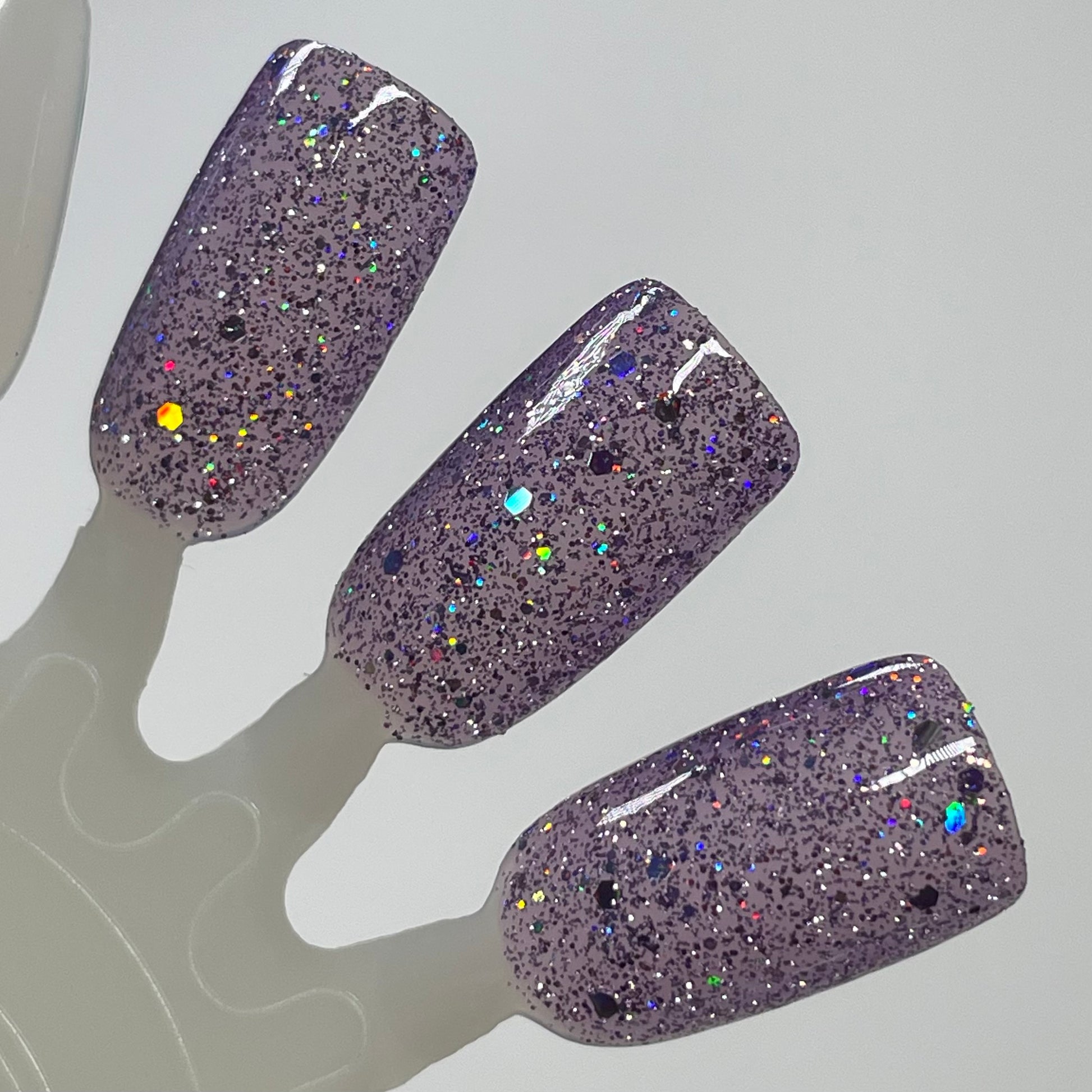 Iris You Were Mine - Cool Purple Nail Polish - Reflective Nail Polish - Jelly Nail Polish - Punshine and Petals Collection - Dam Nail Polish