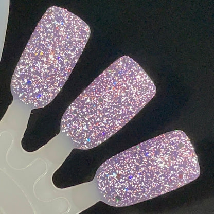 Iris You Were Mine - Cool Purple Nail Polish - Reflective Nail Polish - Jelly Nail Polish - Punshine and Petals Collection - Dam Nail Polish