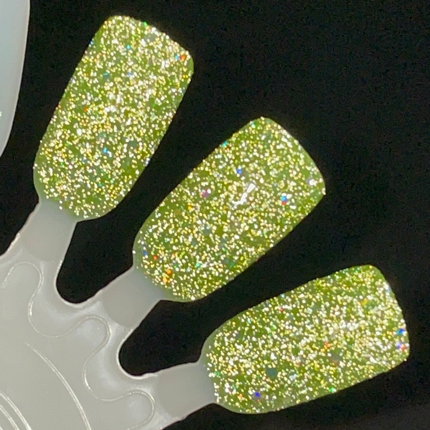 What the Fern - Green Nail Polish - Reflective Nail Polish - Jelly Nail Polish - Punshine and Petals Collection - Dam Nail Polish