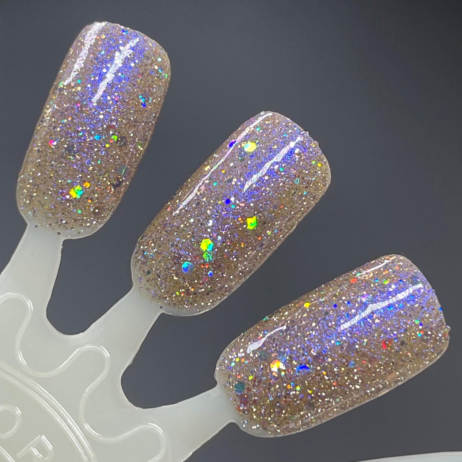 Spring It On - Blue Purple Nail Polish - Reflective Nail Polish - Shimmer Nail Polish - Punshine and Petals Collection - Dam Nail Polish