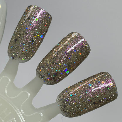 Peony Promise - Pink Nail Polish - Reflective Nail Polish - Shimmer Nail Polish - Punshine and Petals Collection - Dam Nail Polish
