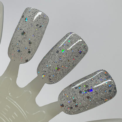 All Purpose Glitter - Topper Polish - Holographic Glitter Nail Polish - Dam Nail Polish