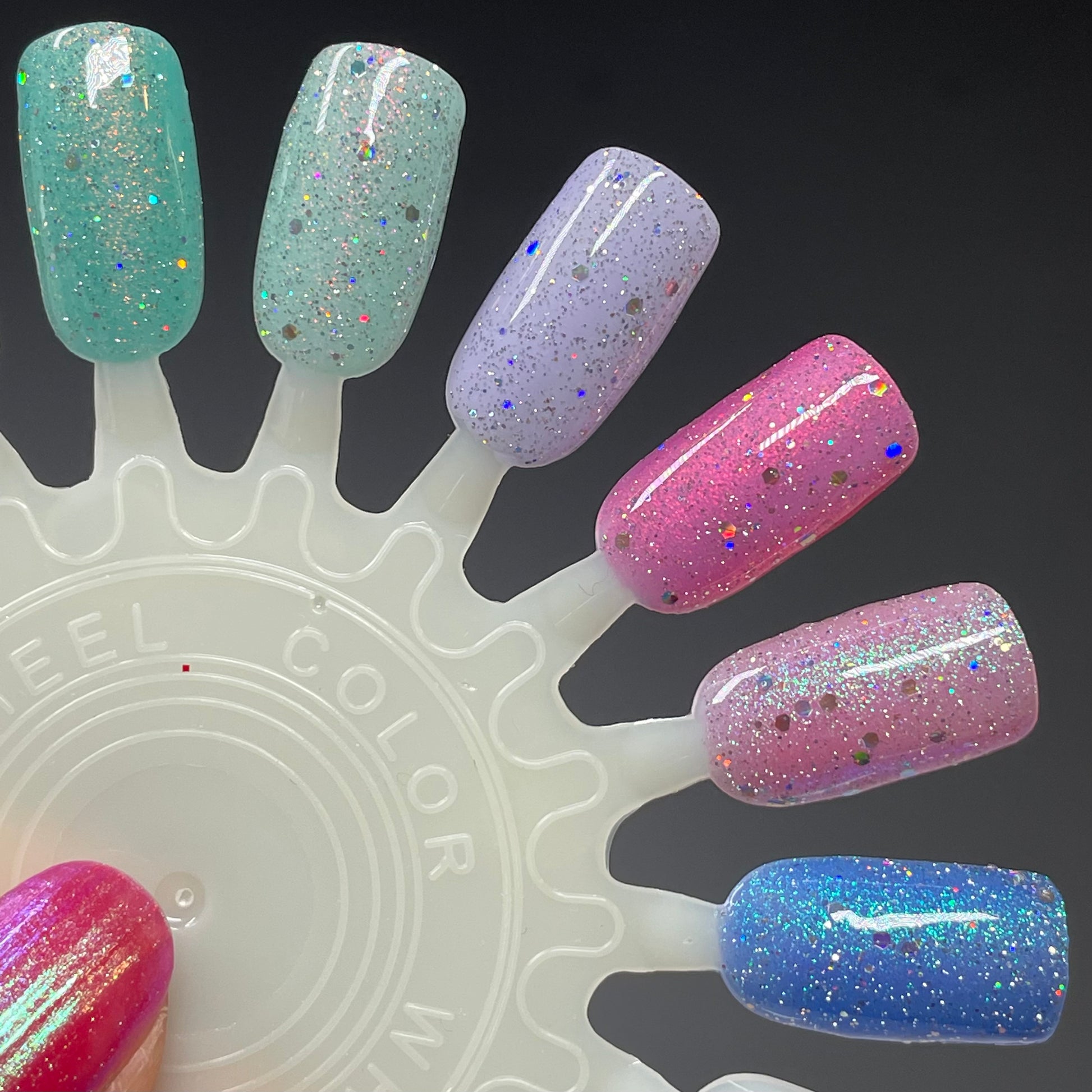 All Purpose Glitter - Topper Polish - Holographic Glitter Nail Polish - Dam Nail Polish