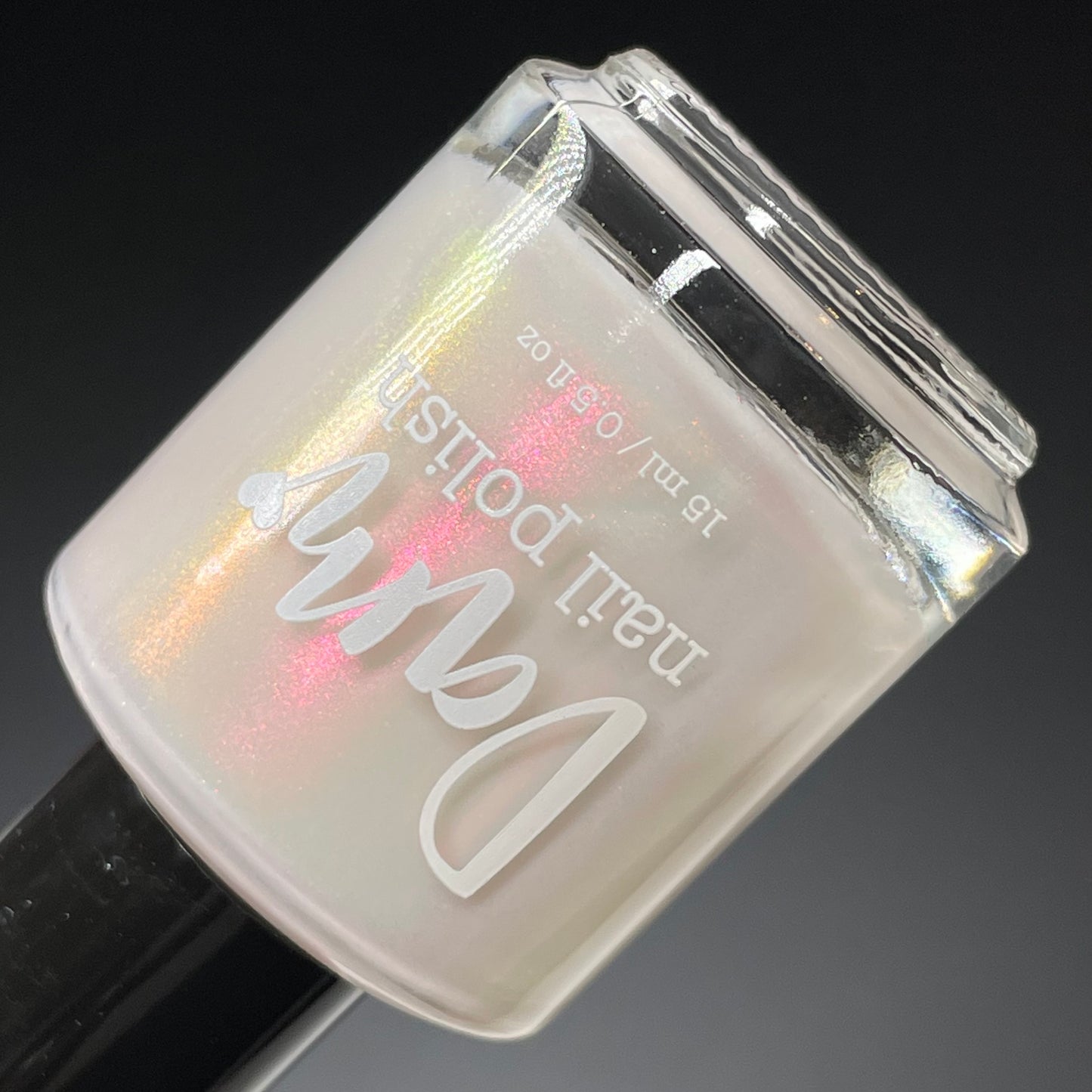 Shiba Scream - White Nail Polish - Shimmer Nail Polish - Midwest Shiba Inu Rescue Charity Polish