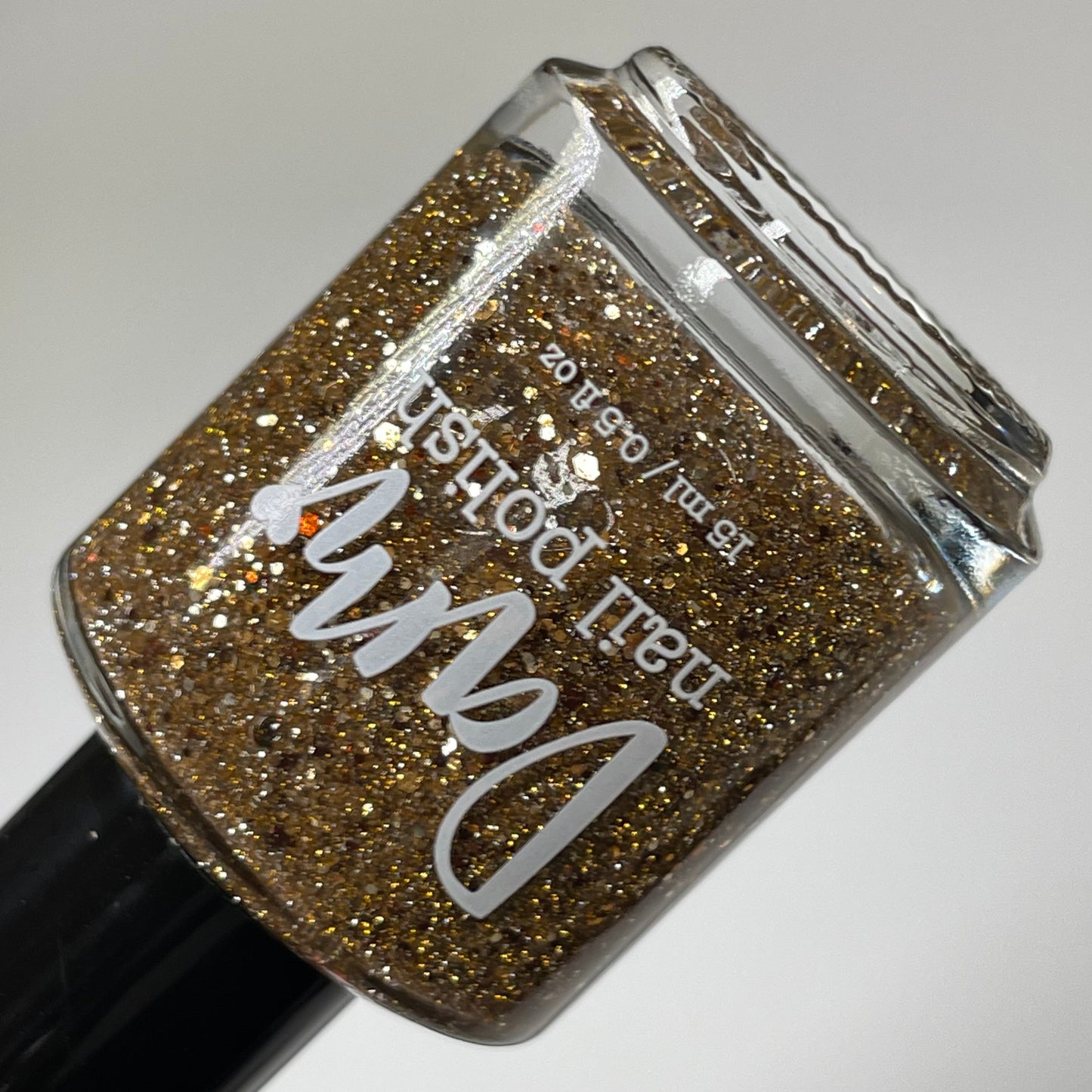 Stubborn AF - Gold Nail Polish - Reflective Nail Polish - Midwest Shiba Inu Rescue Charity Polish