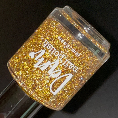 Stubborn AF - Gold Nail Polish - Reflective Nail Polish - Midwest Shiba Inu Rescue Charity Polish