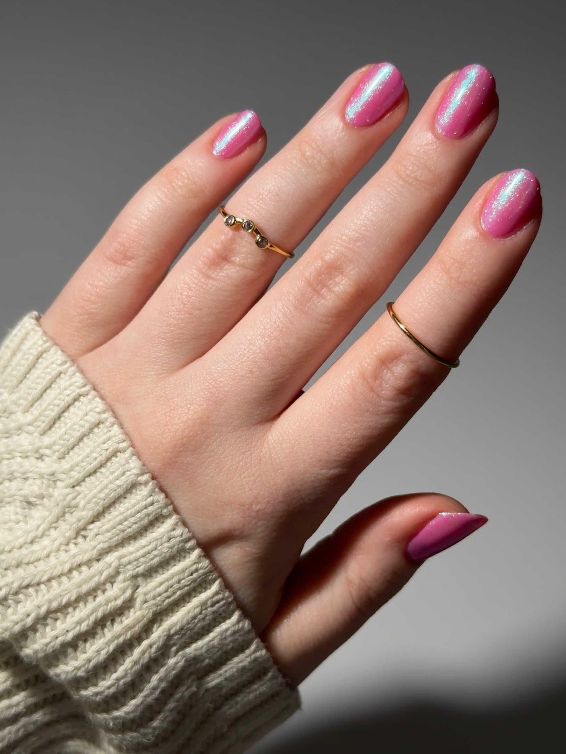 Pig - Pink Shimmer Nail Polish - Chinese Zodiac Collection - Dam Nail Polish