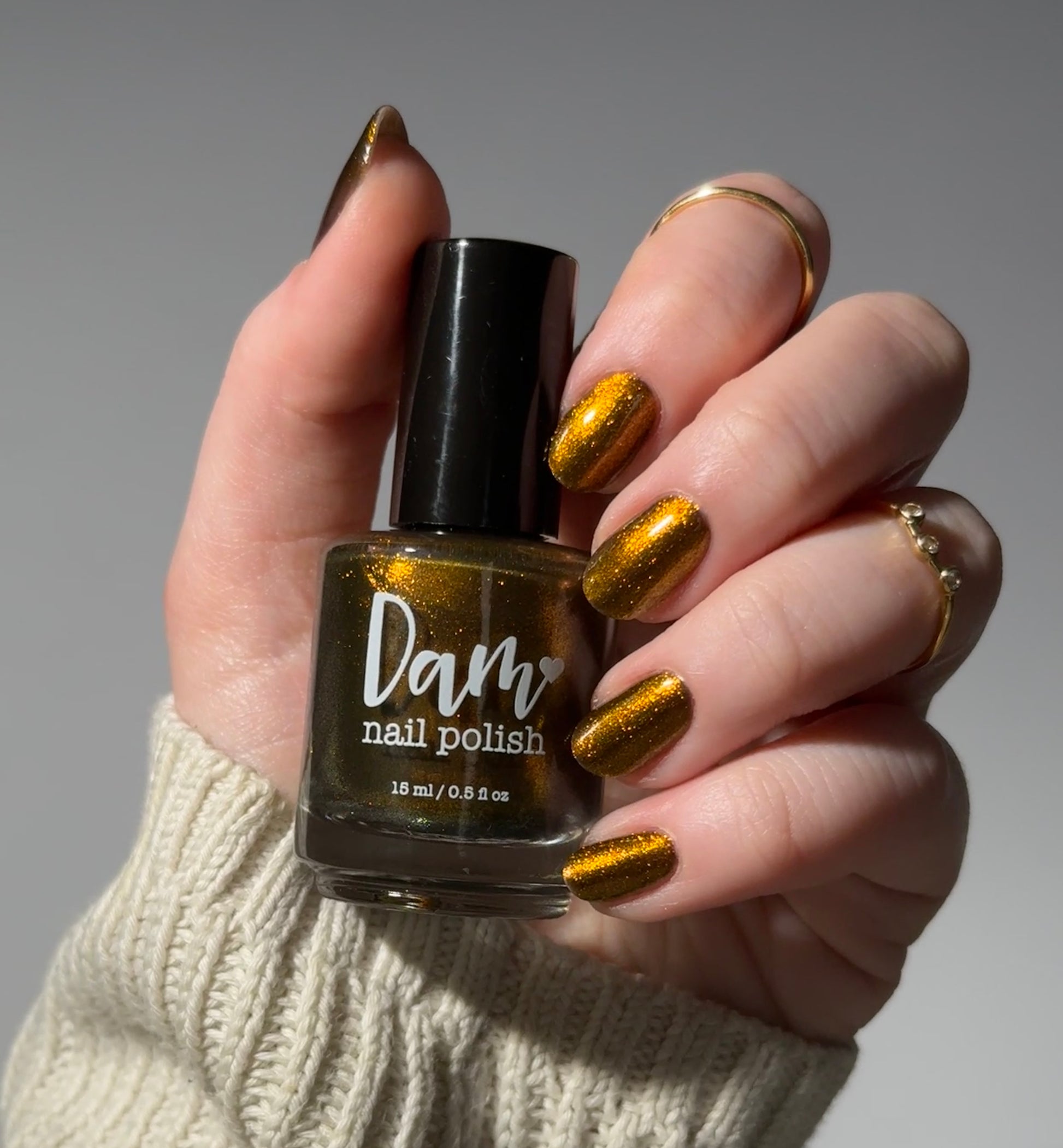 Ox - Brown Shimmer Nail Polish - Chinese Zodiac Collection - Dam Nail Polish