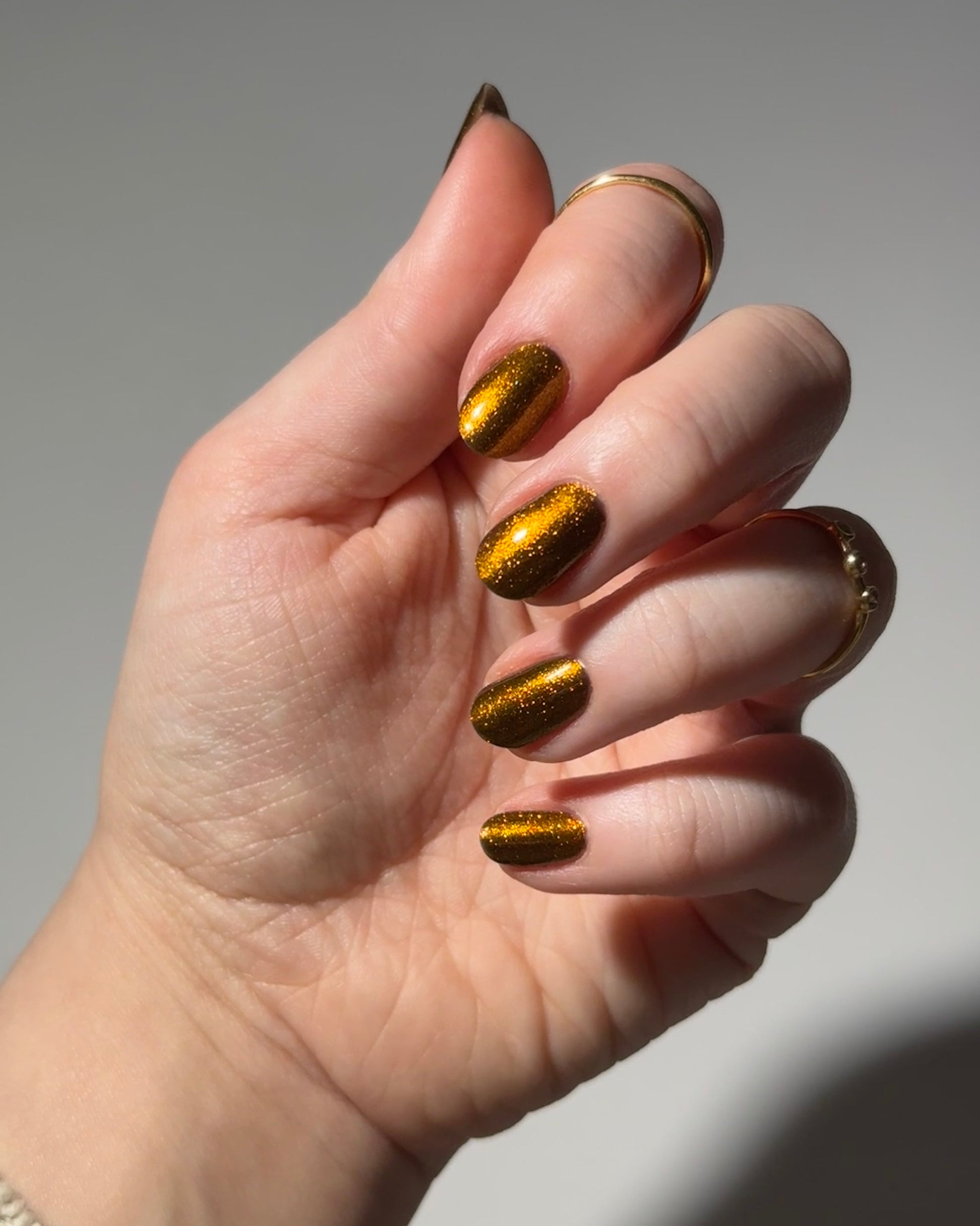 Ox - Brown Shimmer Nail Polish - Chinese Zodiac Collection - Dam Nail Polish