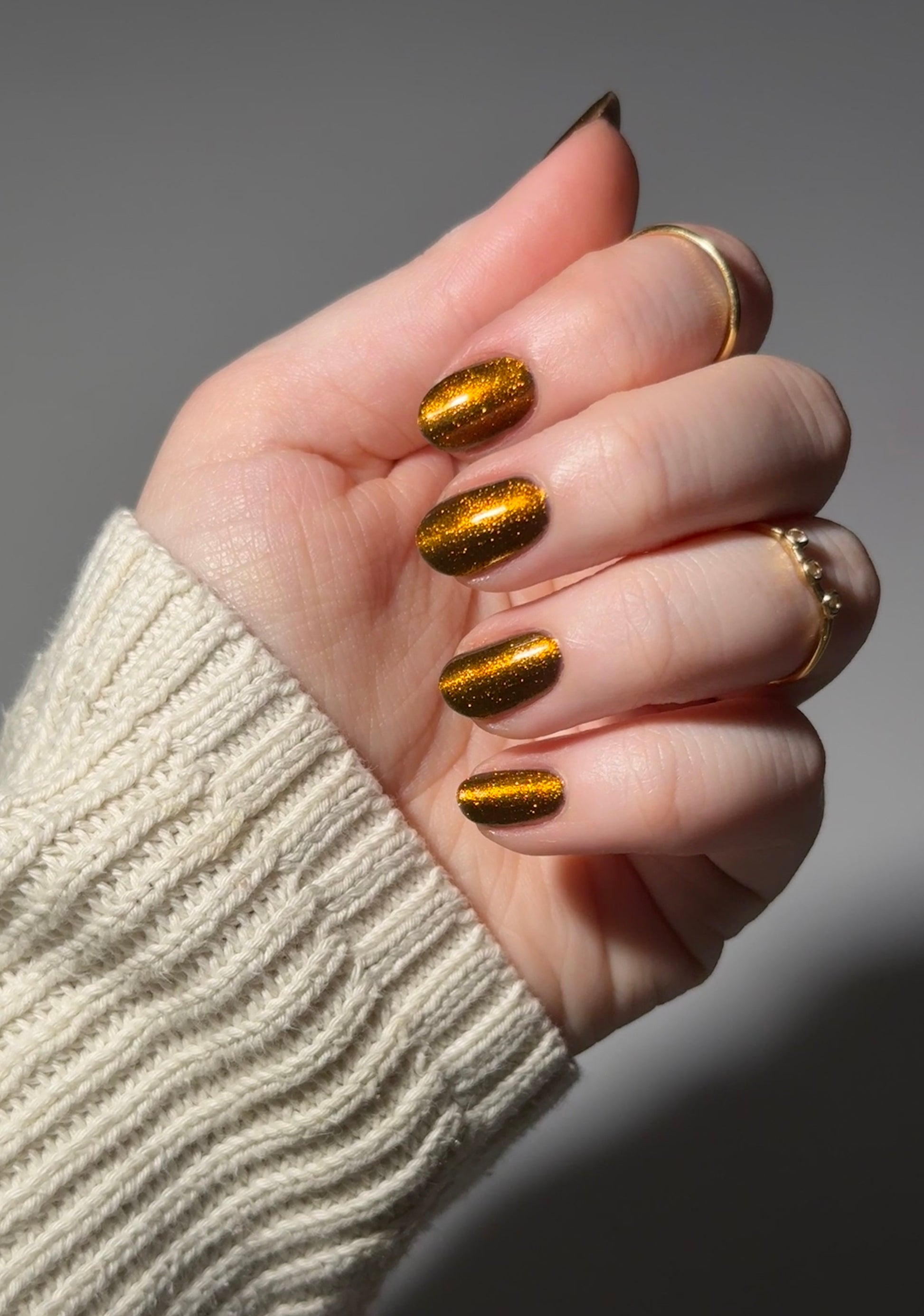 Ox - Brown Shimmer Nail Polish - Chinese Zodiac Collection - Dam Nail Polish