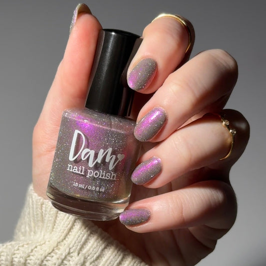 Goat - Gray Reflective Nail Polish - Purple Reflective Nail Polish - Chinese Zodiac Collection