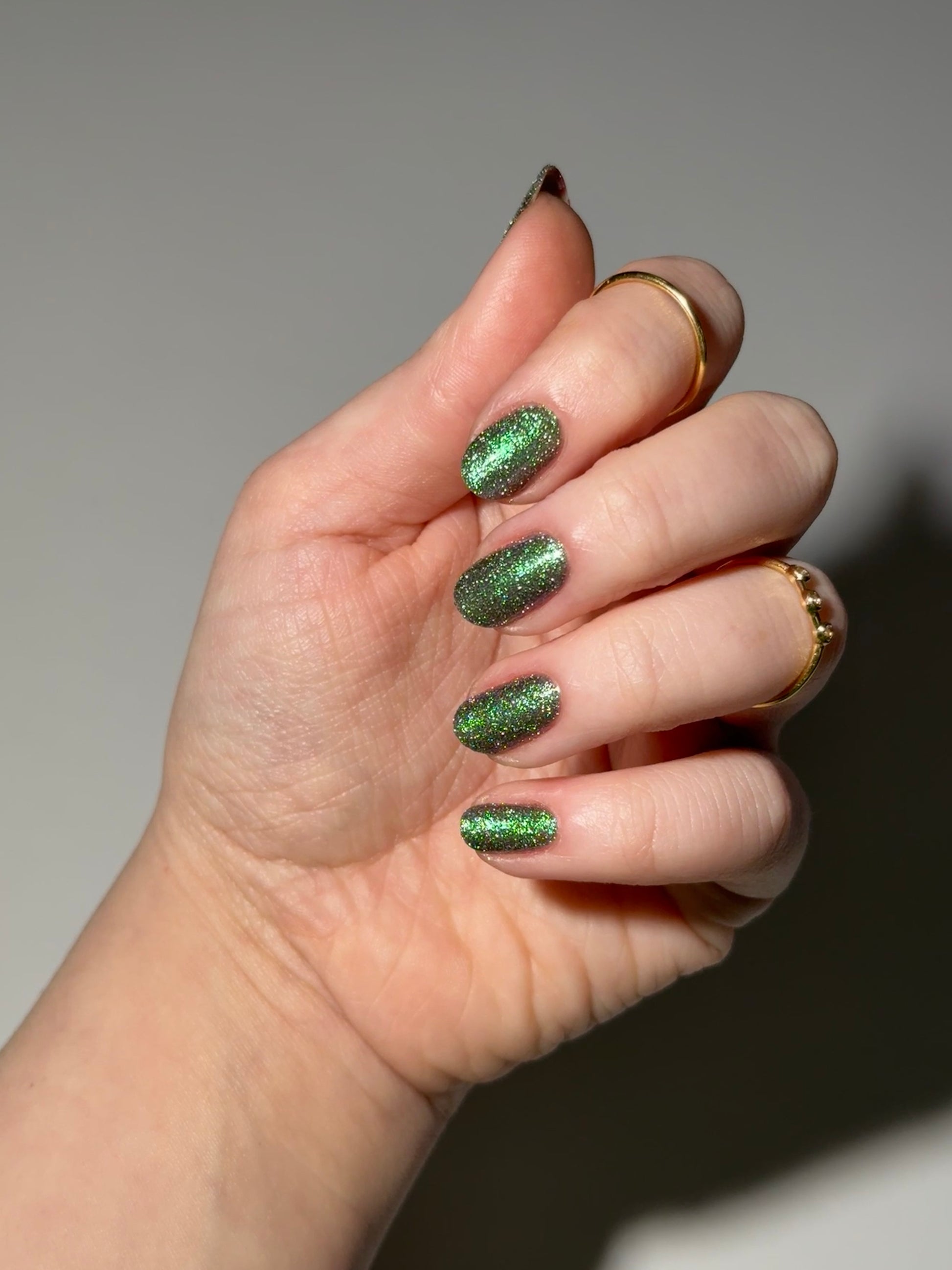 Rat - Green Purple Reflective Nail Polish - Chinese Zodiac Collection - Dam Nail Polish