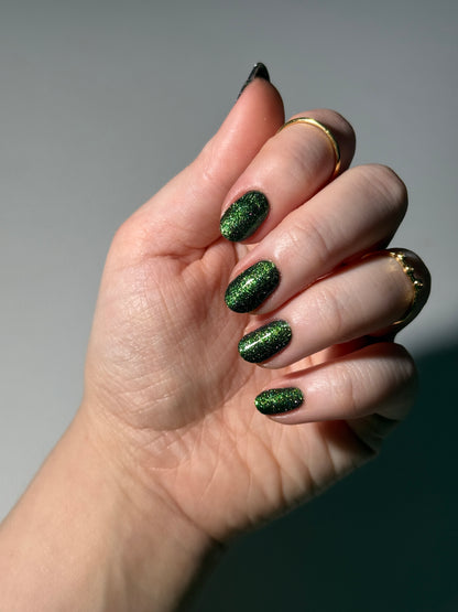 Snake - Green Reflective Nail Polish - Multichrome Nail Polish - Chinese Zodiac Collection - Dam Nail Polish