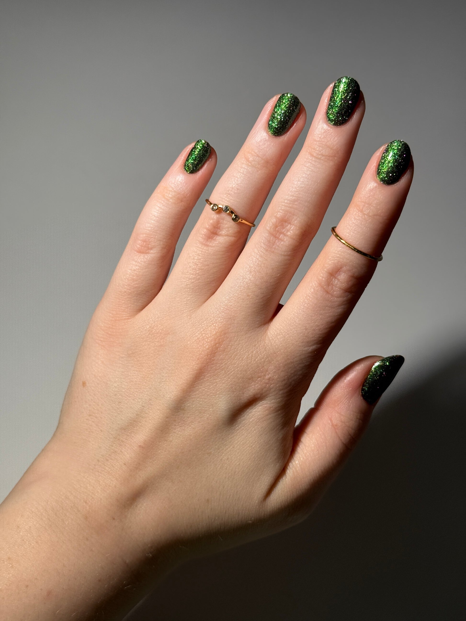 Snake - Green Reflective Nail Polish - Multichrome Nail Polish - Chinese Zodiac Collection - Dam Nail Polish