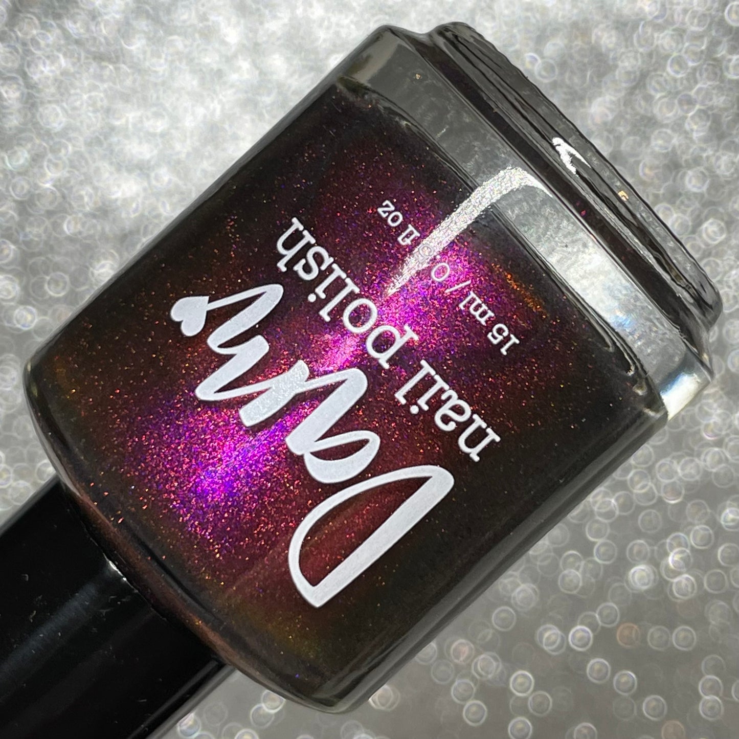 BLOODY MARY x3 - Black Nail Polish - Magnetic Nail Polish - Shimmer Nail Polish - Ghostly Collection - Halloween 2025