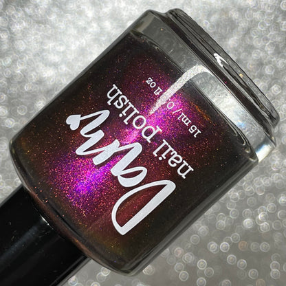 BLOODY MARY x3 - Black Nail Polish - Magnetic Nail Polish - Shimmer Nail Polish - Ghostly Collection - Halloween 2025