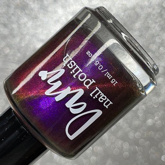 BLOODY MARY x3 - Black Nail Polish - Magnetic Nail Polish - Shimmer Nail Polish - Ghostly Collection - Halloween 2025