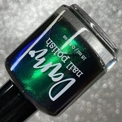 I Call Boo-sh*t - Black Nail Polish - Shimmer Nail Polish - Ghostly Collection - Halloween 2025