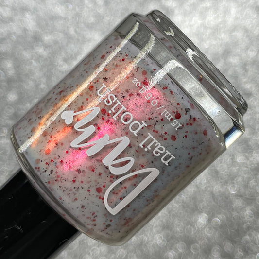 Haunted Hurricane - White Nail Polish - Crelly Nail Polish - Ghostly Collection - Halloween 2025