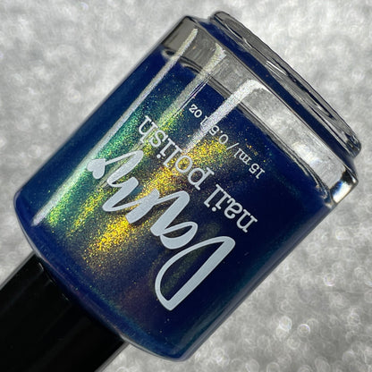 Carnival - Blue Nail Polish - Shimmer Nail Polish - Celebraciones en España Trio