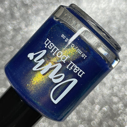 Carnival - Blue Nail Polish - Shimmer Nail Polish - Celebraciones en España Trio