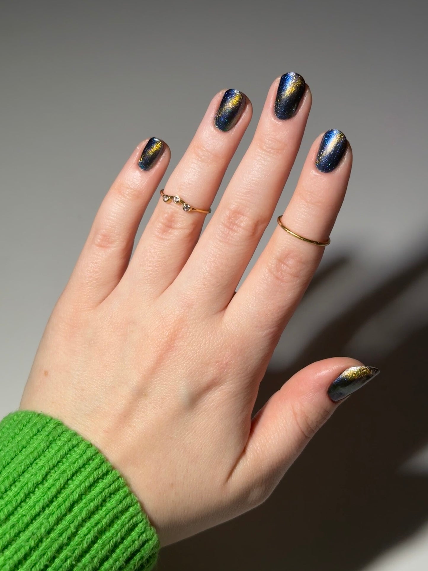 Horse - Blue Purple Magnetic Nail Polish - Multichrome Nail Polish - Chinese Zodiac Collection