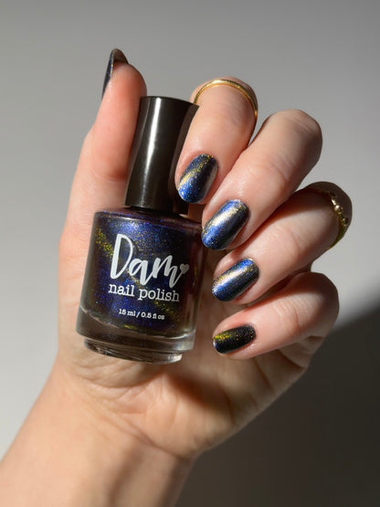 Horse - Blue Purple Magnetic Nail Polish - Multichrome Nail Polish - Chinese Zodiac Collection