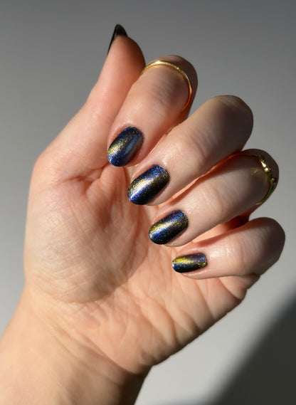 Horse - Blue Purple Magnetic Nail Polish - Multichrome Nail Polish - Chinese Zodiac Collection