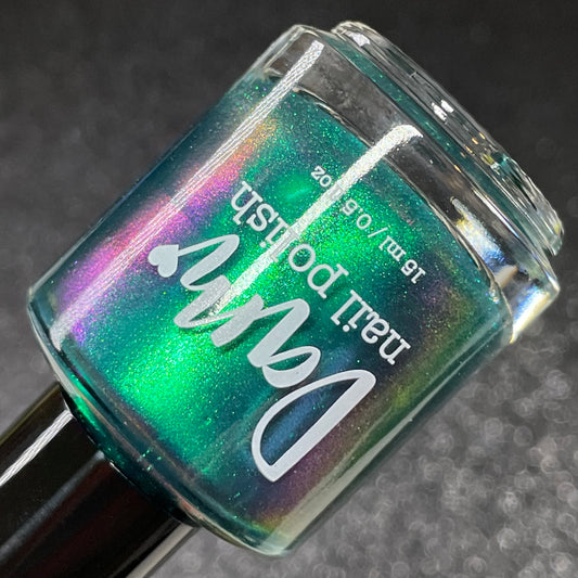Enchanté  - Green Nail Polish - Shimmer Nail Polish