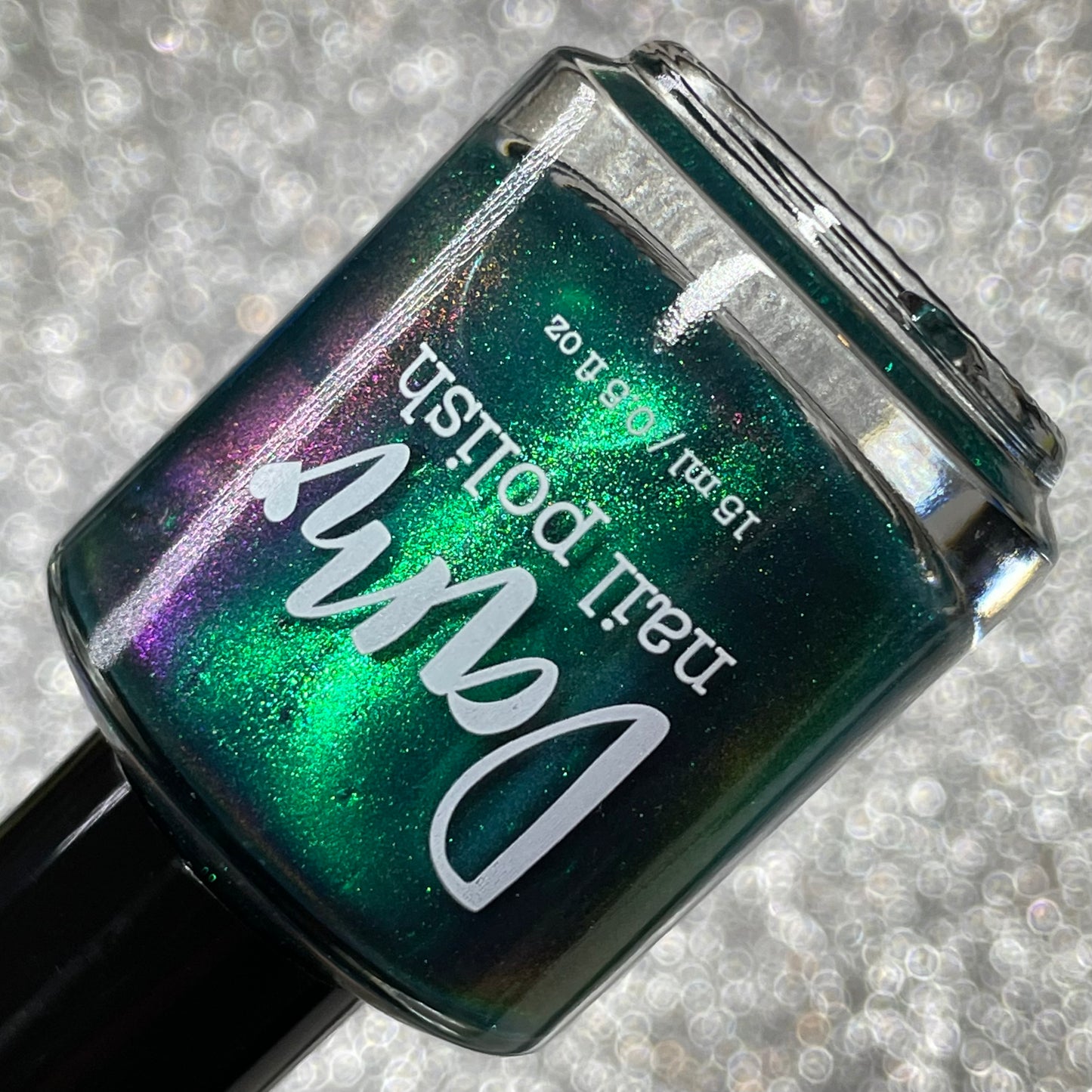Enchanté  - Green Nail Polish - Shimmer Nail Polish - Dam Nail Polish