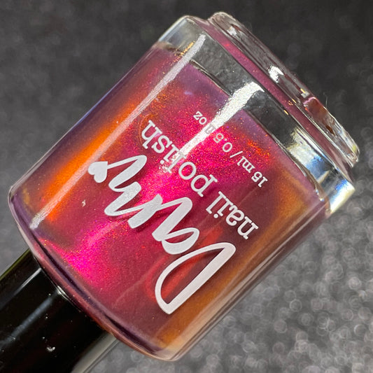 Roselle - Red Nail Polish - Shimmer Nail Polish