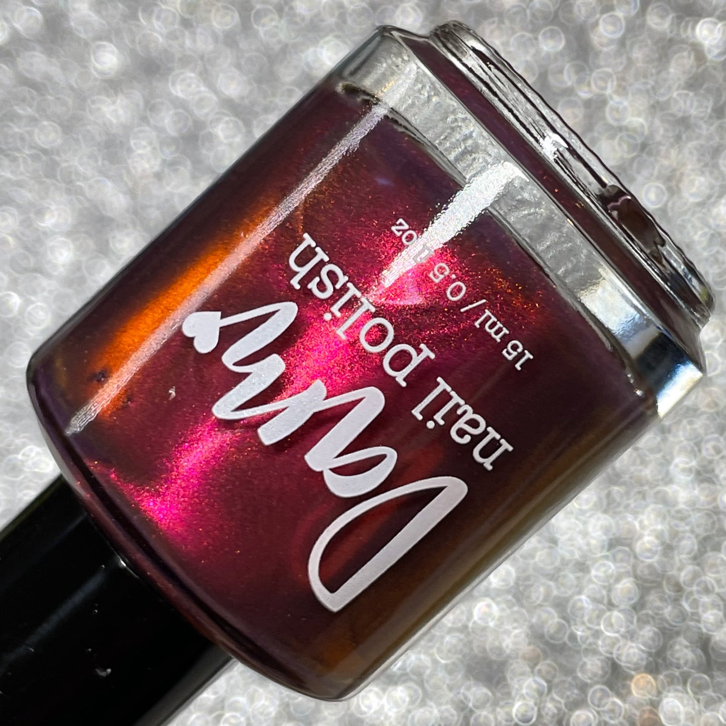 Roselle - Red Nail Polish - Shimmer Nail Polish