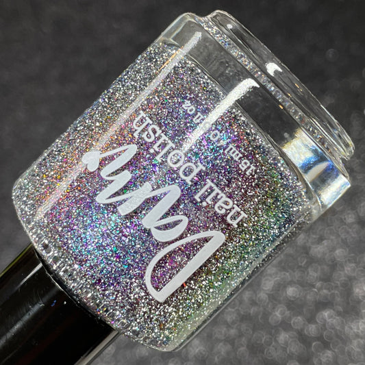 I'll Be Home For.. Ever - Purple Nail Polish - Reflective Nail Polish - Flakies Nail Polish - Home Sweet Home Series