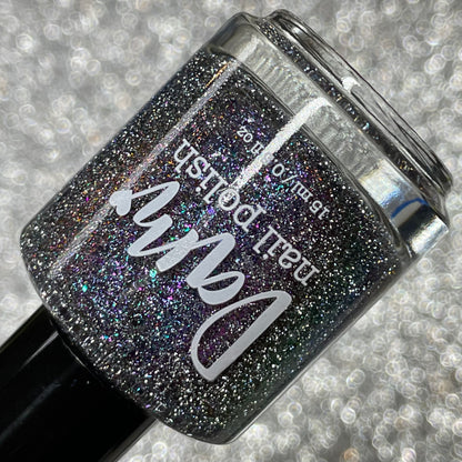 I'll Be Home For.. Ever - Purple Nail Polish - Reflective Nail Polish - Flakies Nail Polish - Home Sweet Home Series - Dam Nail Polish